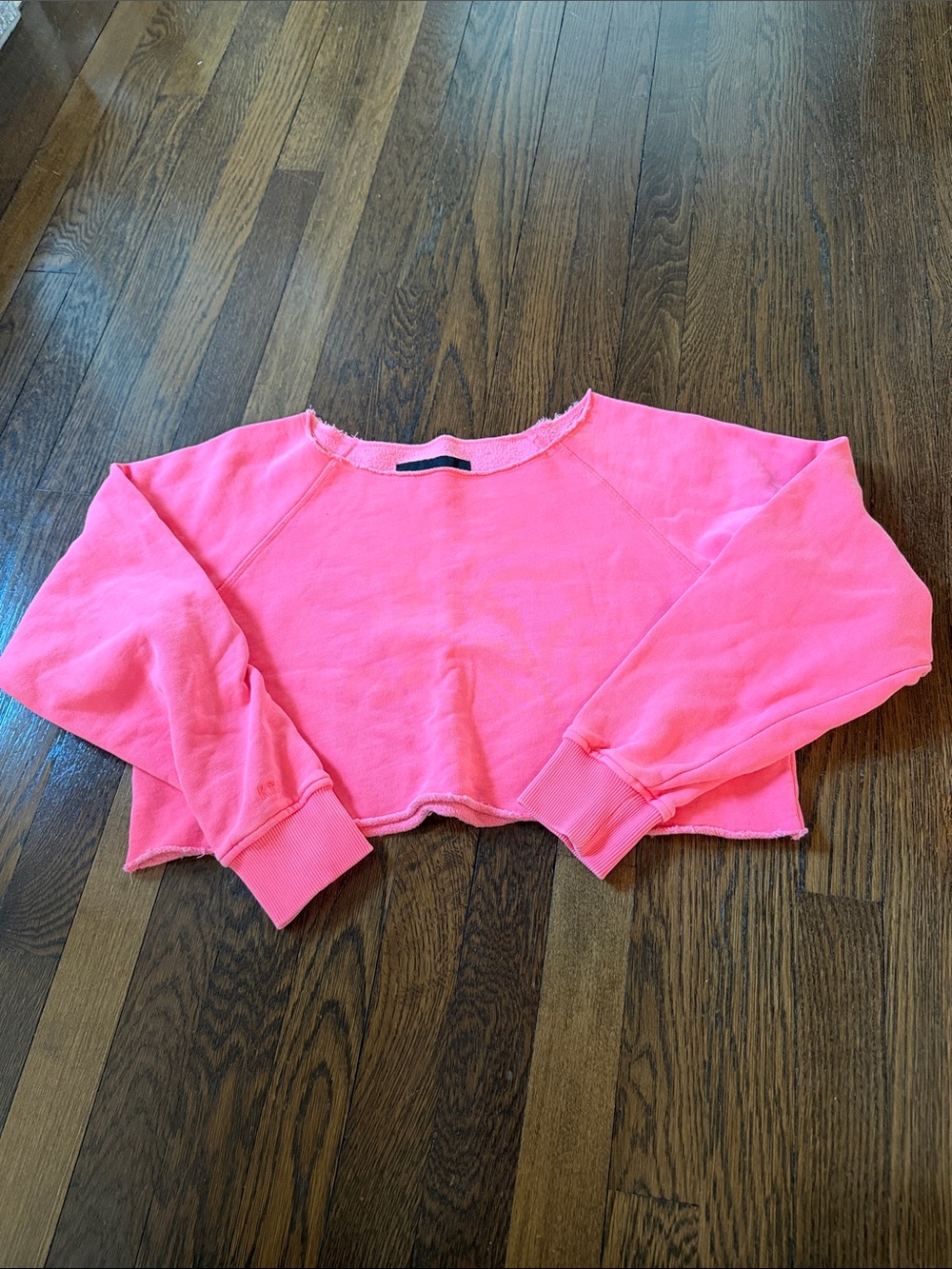 Katie j nyc cropped sweatshirt, off shoulder. Part of set